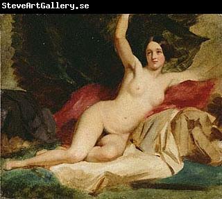 William Etty Female Nude In a Landscape